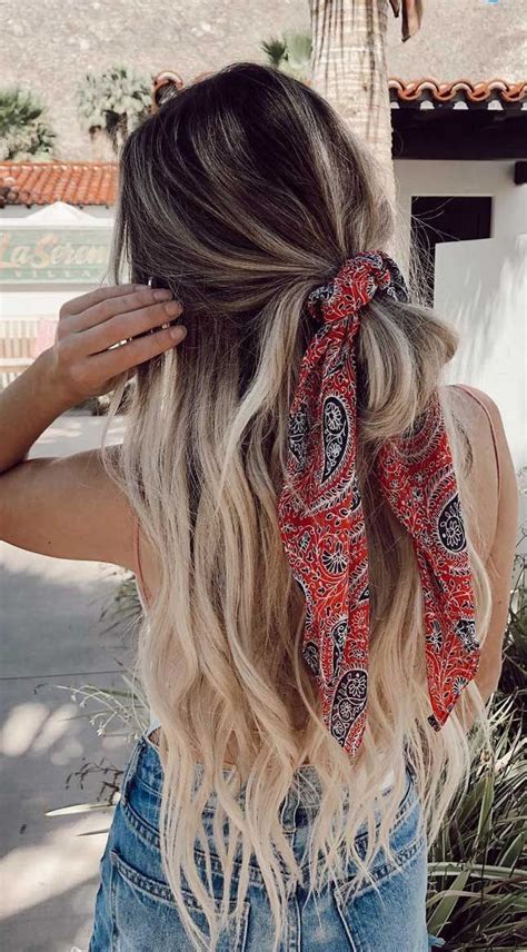 45 Pretty Ways To Style Your Hair With A Scarf Artofit