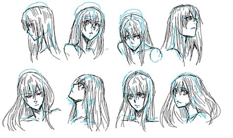 Head Perspectives By Nyuhatter On Deviantart Drawings Anime Art