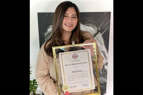 angel locsin receives spirit of philanthropy award from philippine red cross filipino news