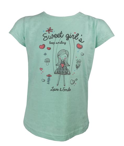 Koszulka Dziewcz Ca T Shirt Zielona Sweet Girl Sklep Outstore Pl
