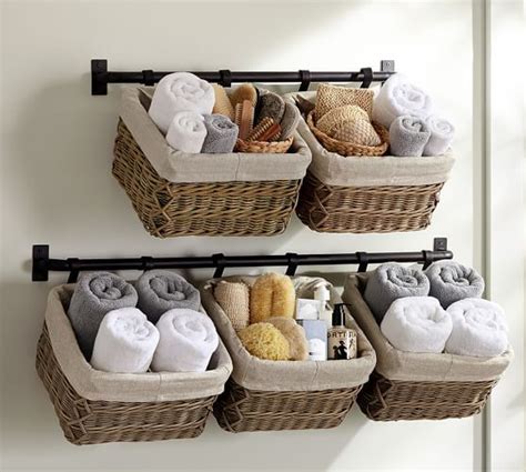 Build Your Own Hannah Basket Wall System Bathroom