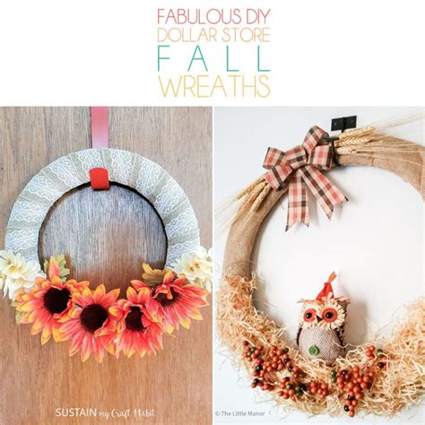 Diy Dollar Store Fall Wreaths You Will Adore The Cottage Market