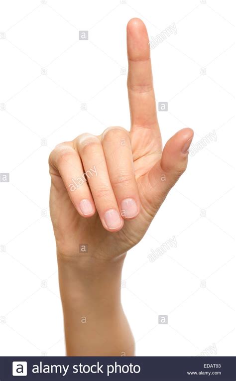Hand Showing Index Finger Female Stock Photos And Hand Showing Index