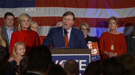 Watch Republican Tate Reeves Gives Victory Speech In Mississippi Governor’s Race