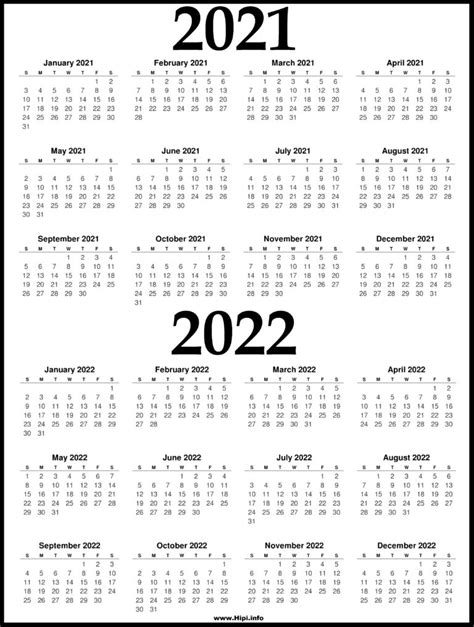 2021 2022 Planner Calendar
