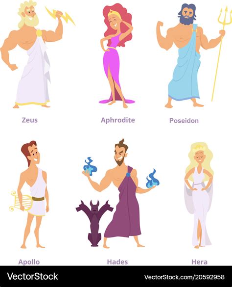 Mythical Greek Gods And Goddesses