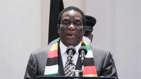 Zimbabwe Le Président Mnangagwa Investi Par Son Parti Pour La