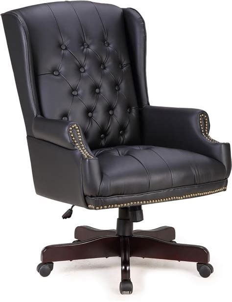 Belleze Executive Classic Wingback Office Chair Traditional Button Tufted Styling