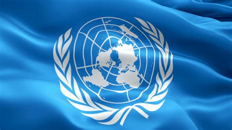 United Nations Waving Flag National 3d Stock Footage Video 100