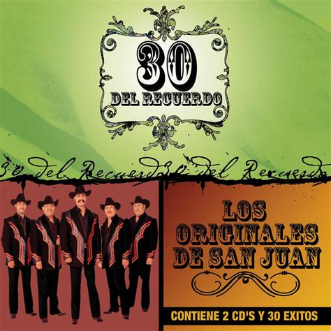 30 Del Recuerdo Los Originales De San Juan” álbum De Los Originales De