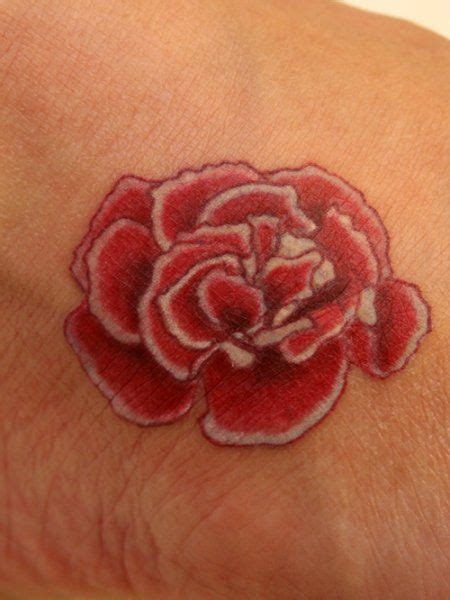 birth-flower-tattoo-january-carnation | Carnation tattoo, Birth flower