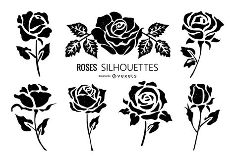 Rose Silhouette At Getdrawings Free Download