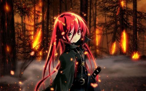 Anime Girls Shakugan No Shana Shana Redhead Wallpapers Hd Desktop