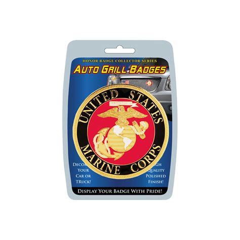 Exterior Accessories Automotive Us Marine Corps Usmc Gold Seal Auto Car
