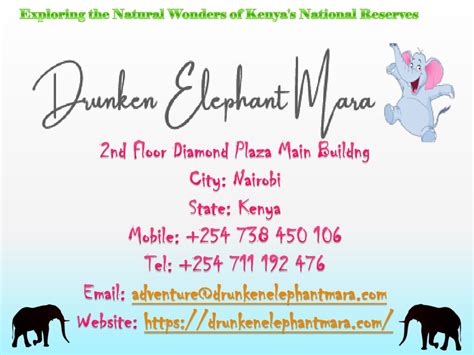 Ppt Exploring The Natural Wonders Of Kenyas National Reserves