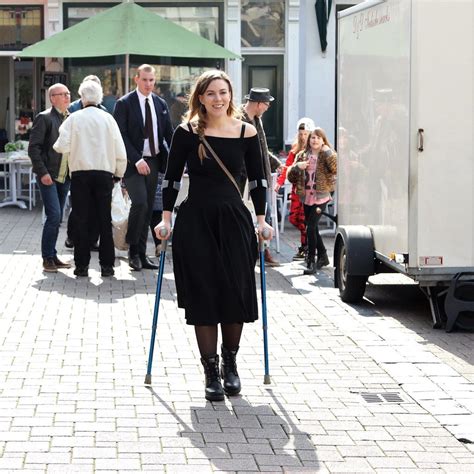 Woman On Crutches Fashion Crutches Women