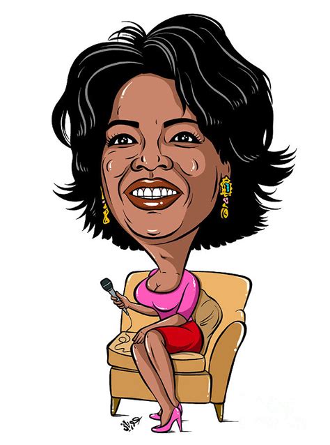 Oprah Winfrey Drawing By Jehad Awrtani Fine Art America