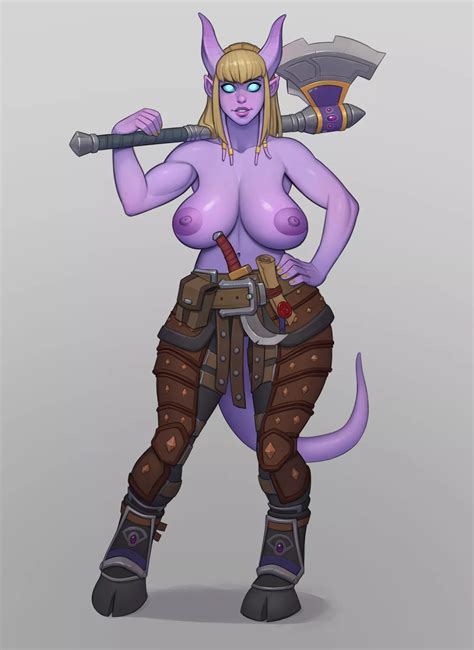 Commission By ArtCorrupted For Luula11113879 Of Their Draenei OC Lu