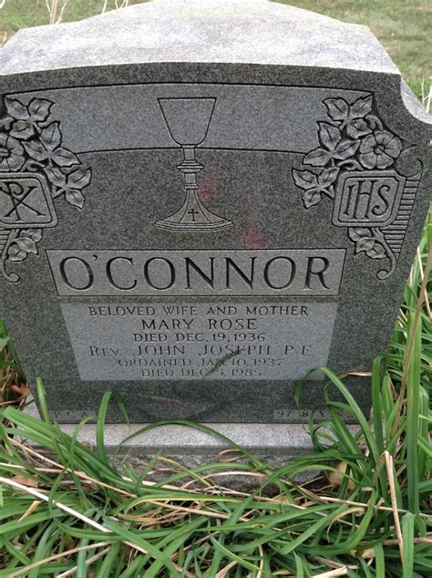 John Joseph Oconnor Unknown 1985 Find A Grave Memorial