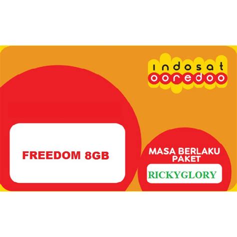 ✓ pengiriman cepat ✓ pembayaran 100% aman. VOUCHER INDOSAT FREEDOM 8GB | Shopee Indonesia
