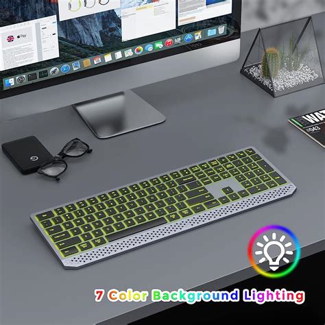 Buy Backlit Bluetooth Keyboard Multiple Devices Full Size Multi Device