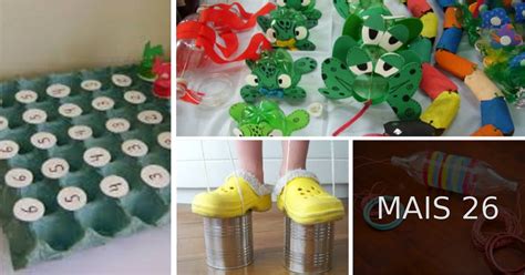 30 Ideias De Brinquedos Feitos Com Material Reciclável — SÓ Escola