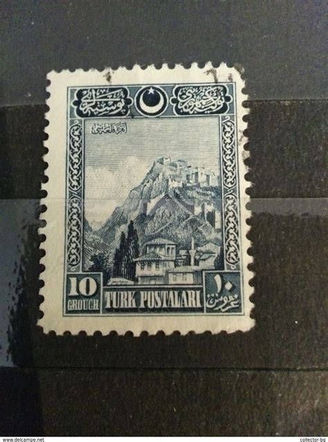 Rare 10 Kurus Gr Grouch Turkey 1920s Mintused Stamp Timbre For