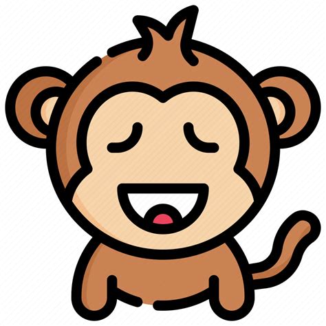 Relax Emoticons Feelings Emoji Monkey Face Icon Download On