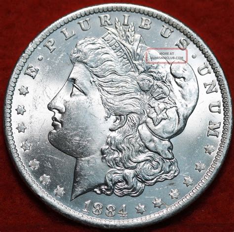 Uncirculated 1884 O Silver Morgan Dollar Sh