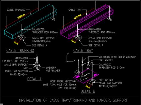 Hanger Support For Cable Tray And Trunking Mepengineerings