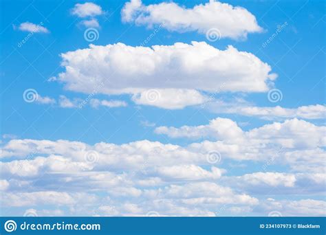 Clouds Of Clouds Positioned In Parallel Creating A Movie Background Stock Image Image Of