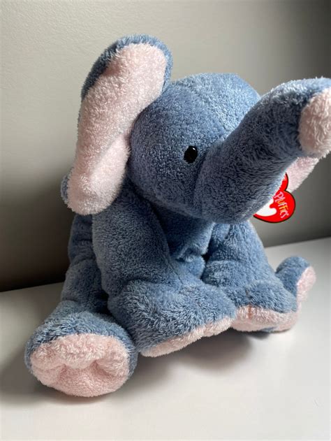 Ty Pluffies Collection Winks The Elephant Plush 1st Etsy