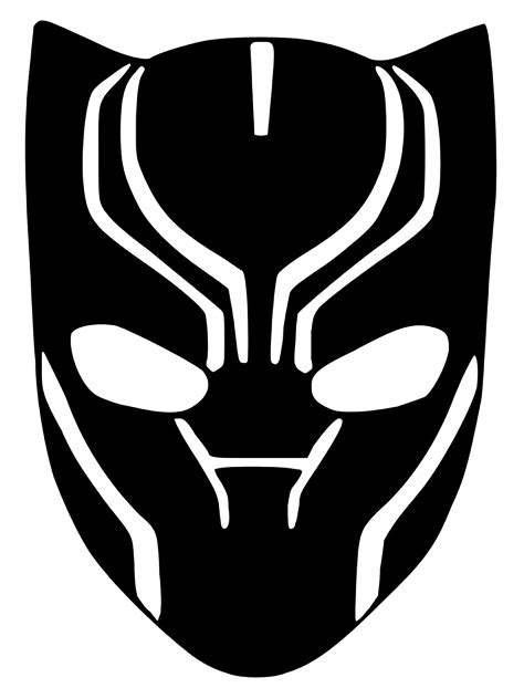 List Of Black Panther Mask Template Free References