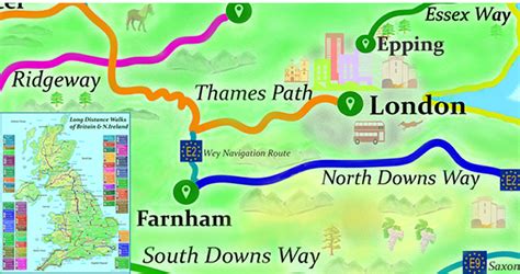 Long Distance Walks Uk Map