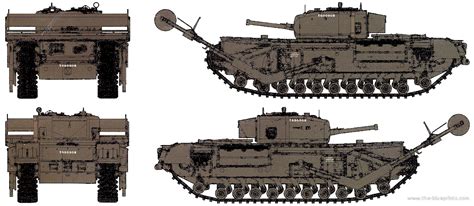Tank Churchill Mkiv Tlc Type A Drawings Dimensions Figures