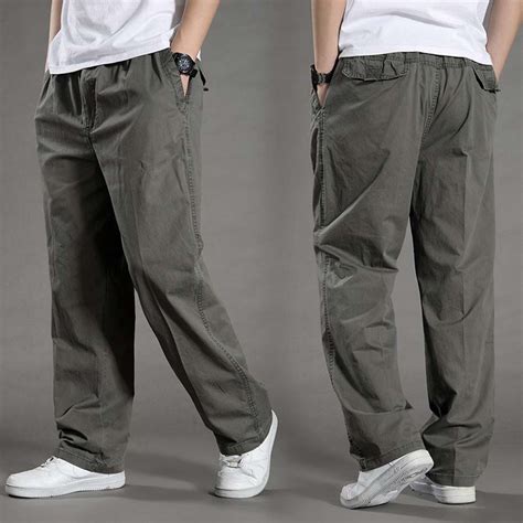 Mens Clothing And Accessories Mens Pants Expandable Waistband