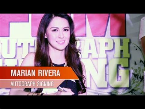 Marian Rivera S Fhm Th Anniversary Issue Autograph Signing Youtube