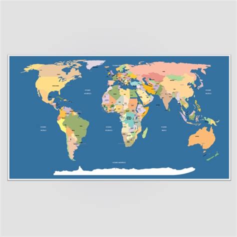 Mapa Do Mundo Com Nomes De Todos Os Países E Capitais Mapas Do Mundo