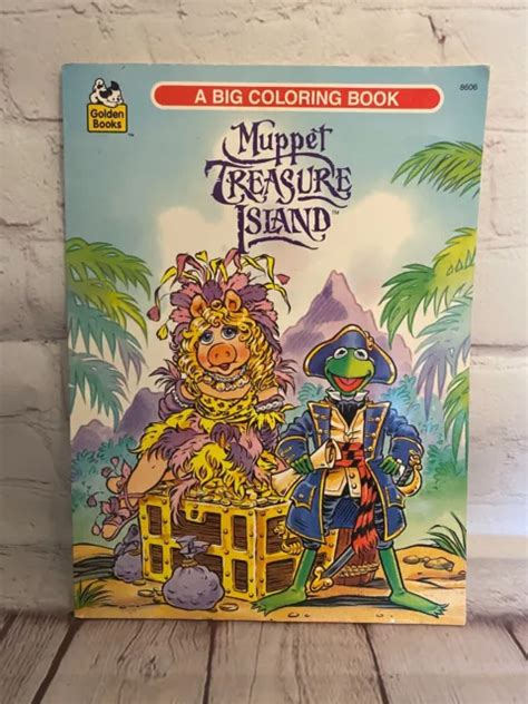 Muppet Treasure Island A Big Coloring Book By Golden Books 1995