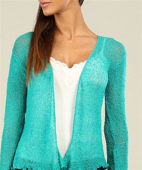 Pin By Marian On Turquoise Everything Cardigans For Women Cardigan Open Cardigan