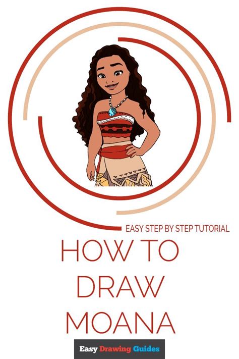 Use a long, curved line to sketch the forehead, cheeks, and chin. How to Draw Moana | Drawing tutorial easy, Easy drawings