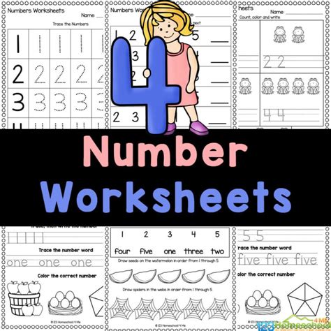 Writing Numbers Kindergarten Worksheets Worksheets For Kindergarten