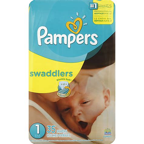 Pampers Swaddlers Size 1 Diapers 35 Ct Pack Diapers And Training Pants