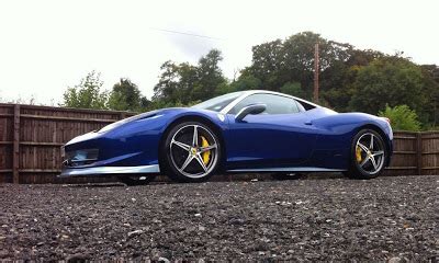 Log in to download, or make sure to confirm your account via email. Blue and Chrome Ferrari 458 Italia