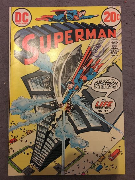 Superman Vol 1 Comic Issue 262 Dc Comic Books Superhero Comic
