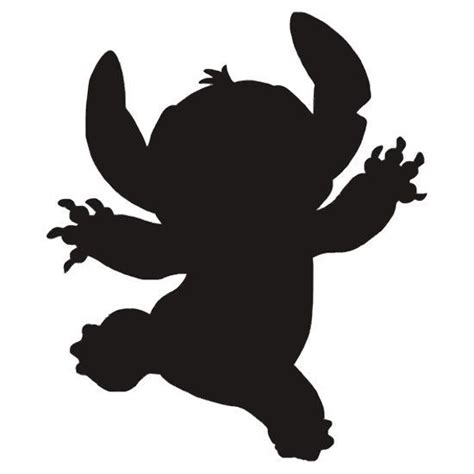 Stitch Silhouette At Getdrawings Free Download