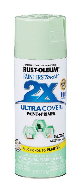 Rust Oleum Painters Touch 2x Green Gloss Indooroutdoor Modern Mint