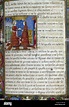 El Codex De predis. Primera página iluminada. Los patrocinadores del ...