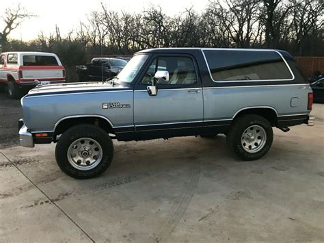 1989 Dodge Ramcharger Le 4x4 Classic Cars For Sale