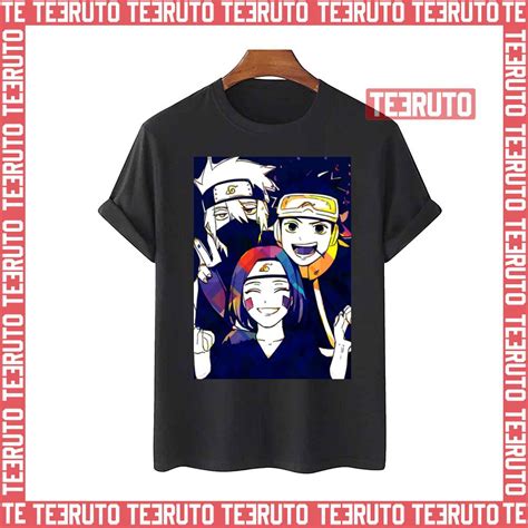 Obito Rin Kakashi Naruto Shippuden Unisex T Shirt Teeruto